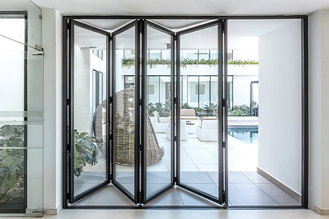 Slide and fold door