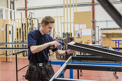 Aluminium Door Fabrication 2