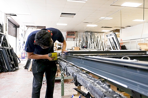 Aluminium Door Fabrication 3
