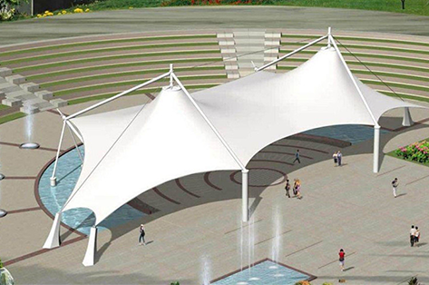 Tensile roofing 1