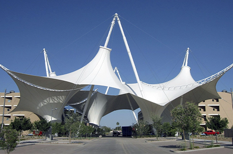 Tensile roofing 3